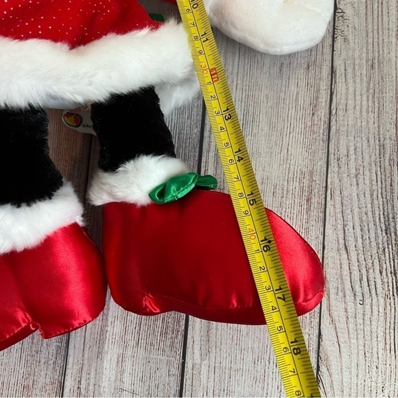 Disney Parks Minnie Mouse Mrs Claus Plush - Picture 3 of 7